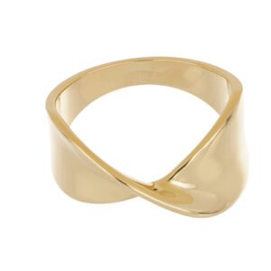 Anillo de oro en forma de moño - Image 2