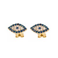 Aretes de ojos turcos