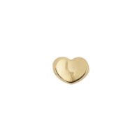 Aretes Corazón Pulidos