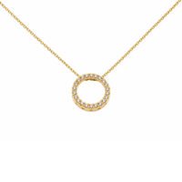Collar círculo oro