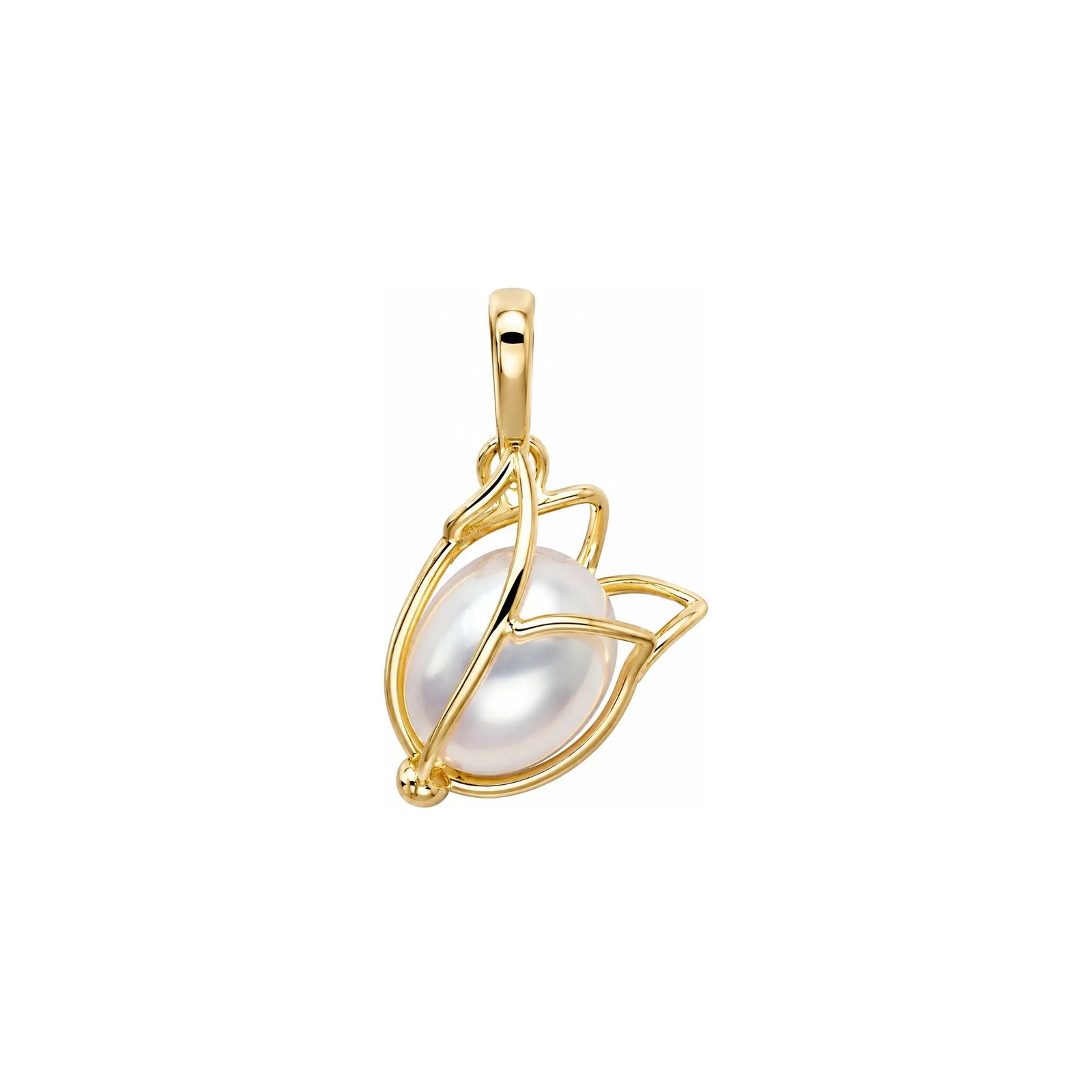 Dije de flor | Dije flor oro 14k - Imagen 4