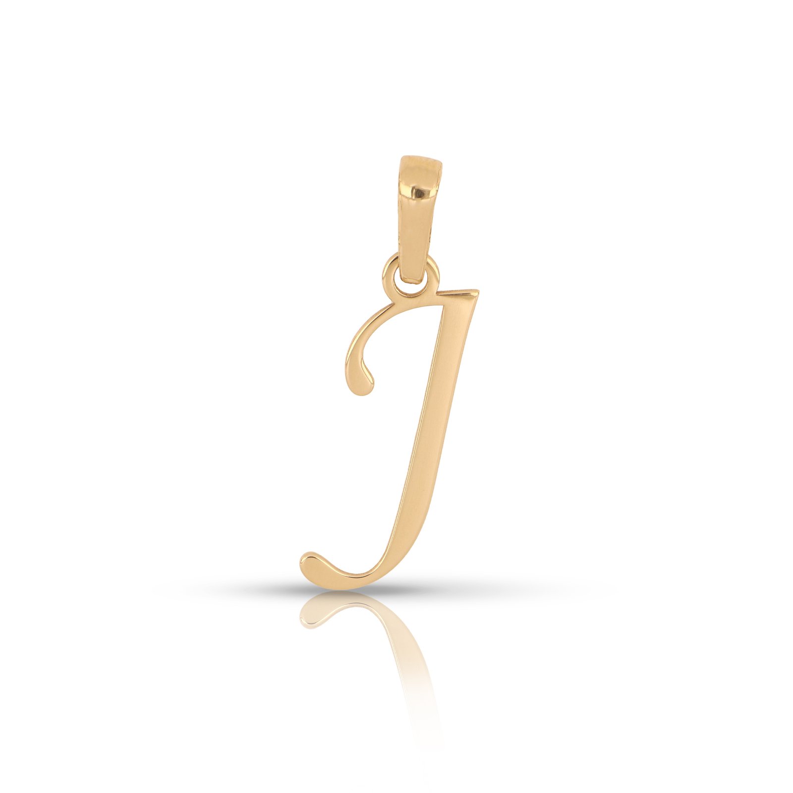 Dije letra J oro 14k | Dije letra j en oro