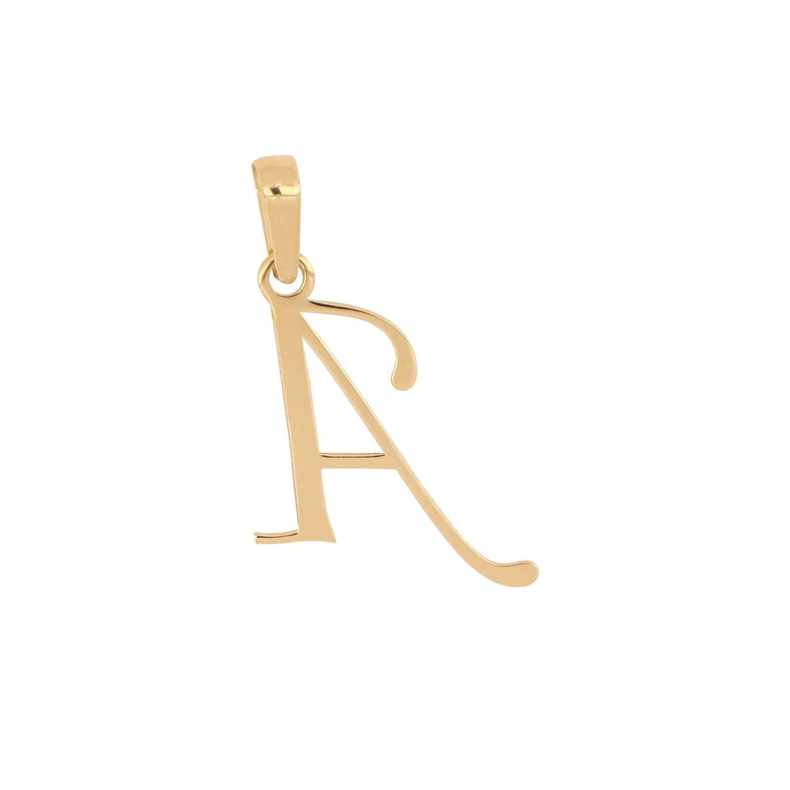 Dije letra A oro 14k | Dije letras - Imagen 3