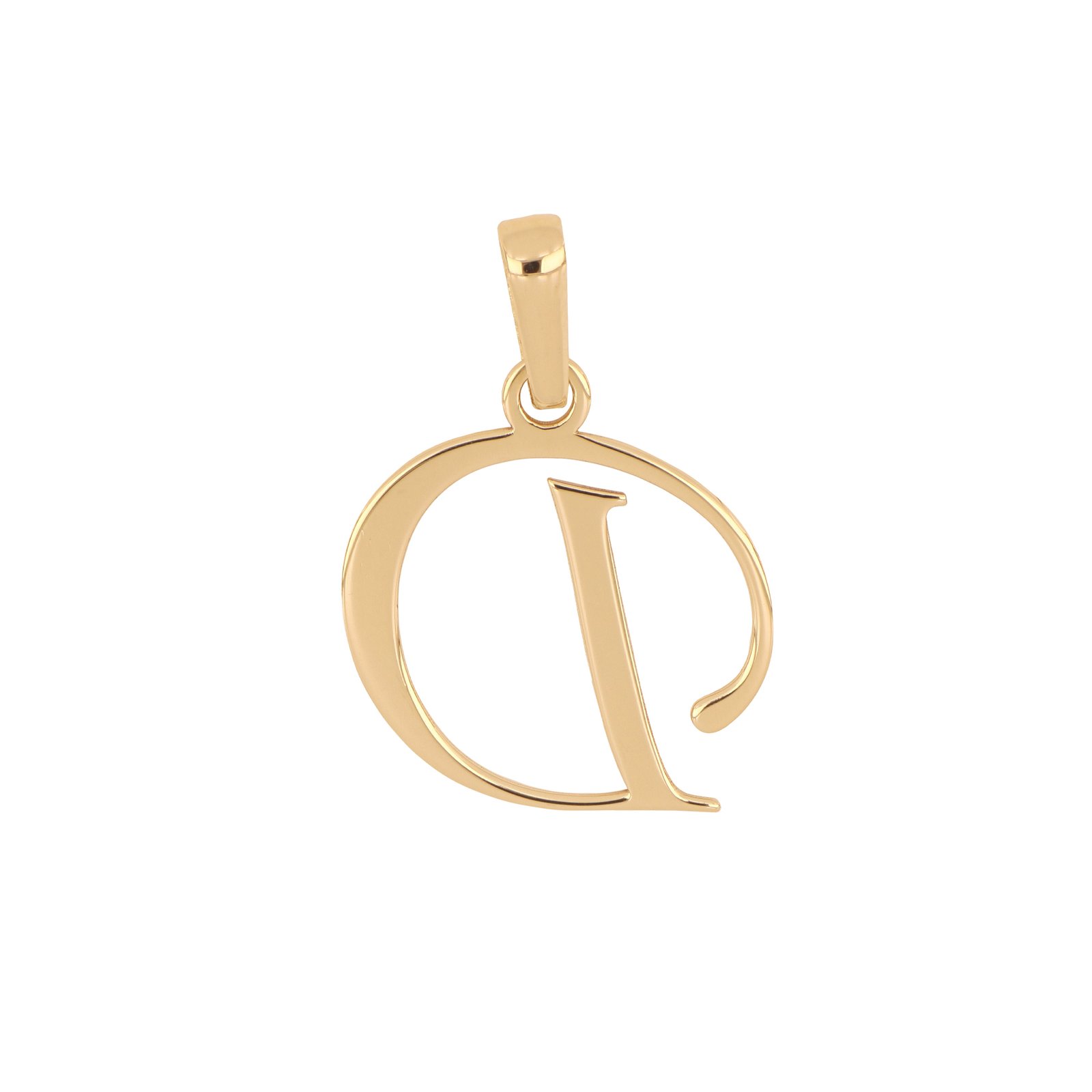 Dije letra D oro 14k | Dije letra D en oro - Imagen 3