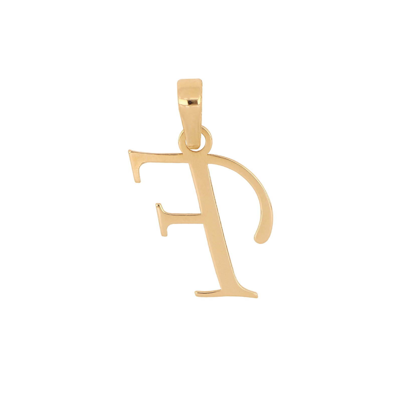 Dije letra F oro 14k | Letra F oro - Imagen 3