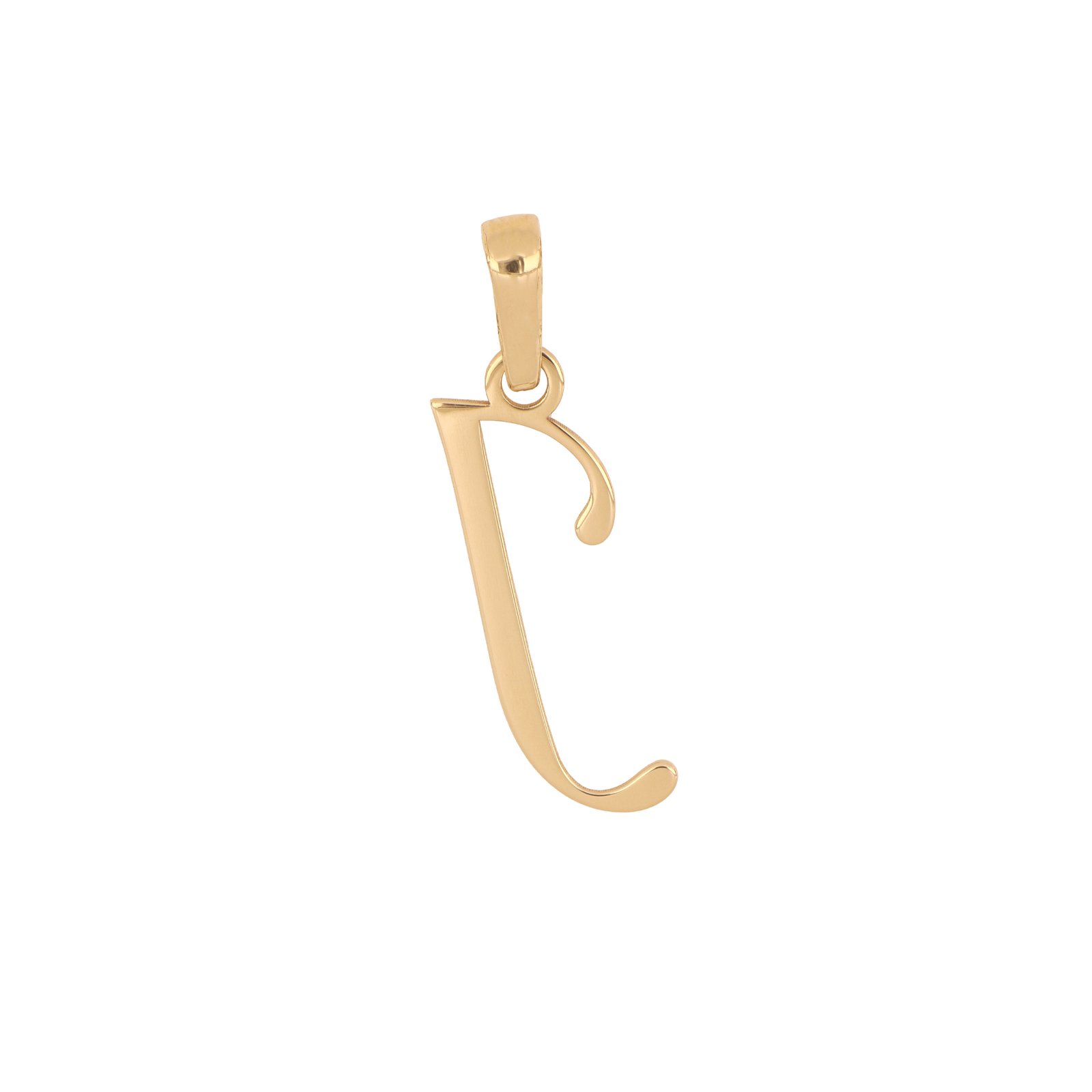 Dije letra J oro 14k | Dije letra j en oro - Imagen 3