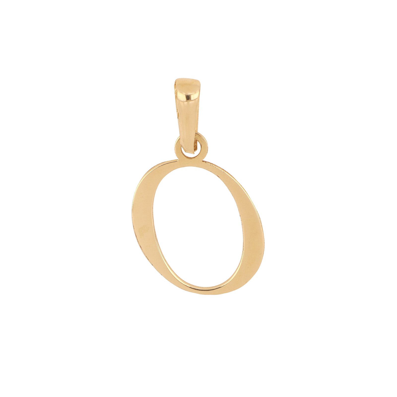 Dije letra O oro 14k | Dije letra o en oro - Imagen 3