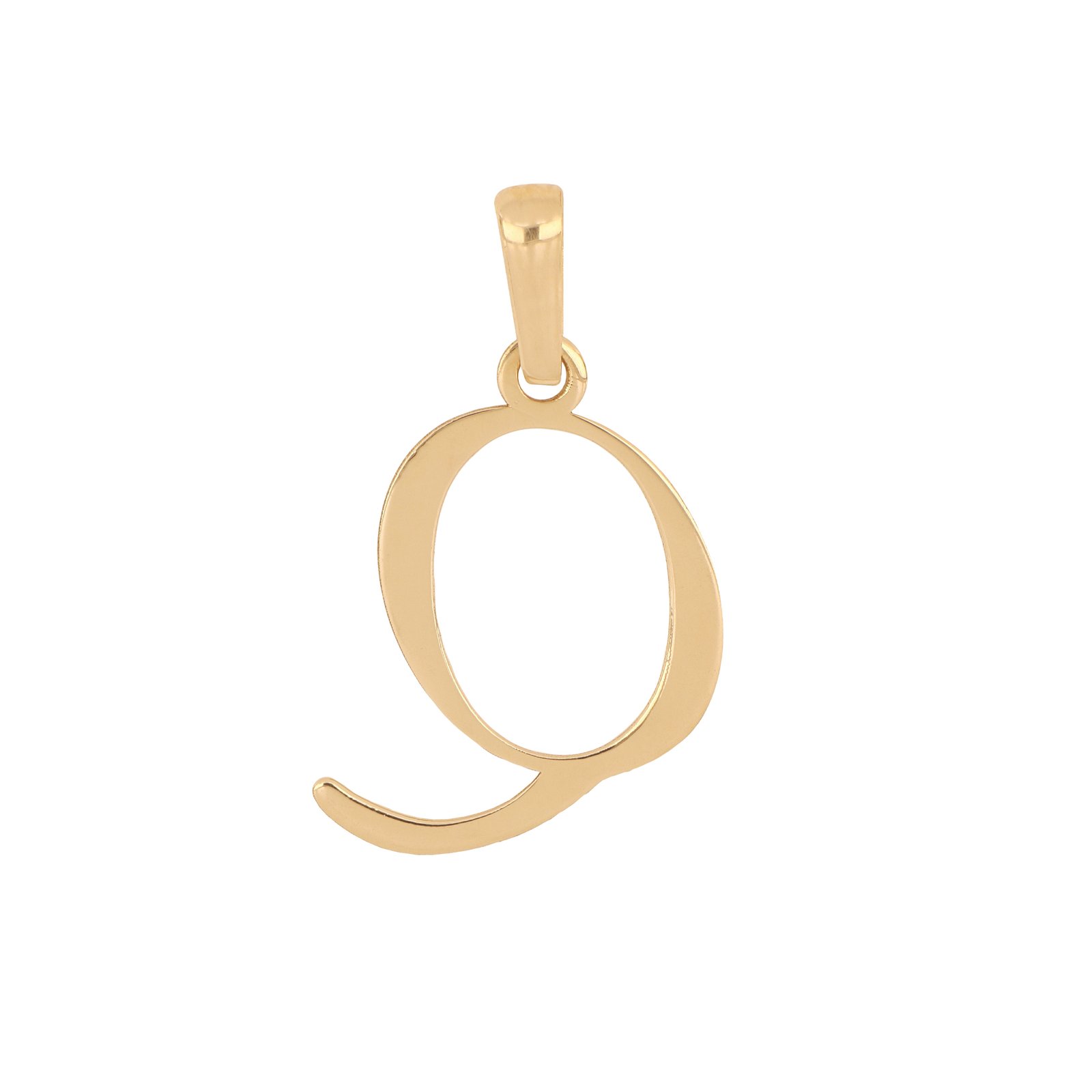 Dije letra Q oro 14k| Dije letra Q de oro - Imagen 3