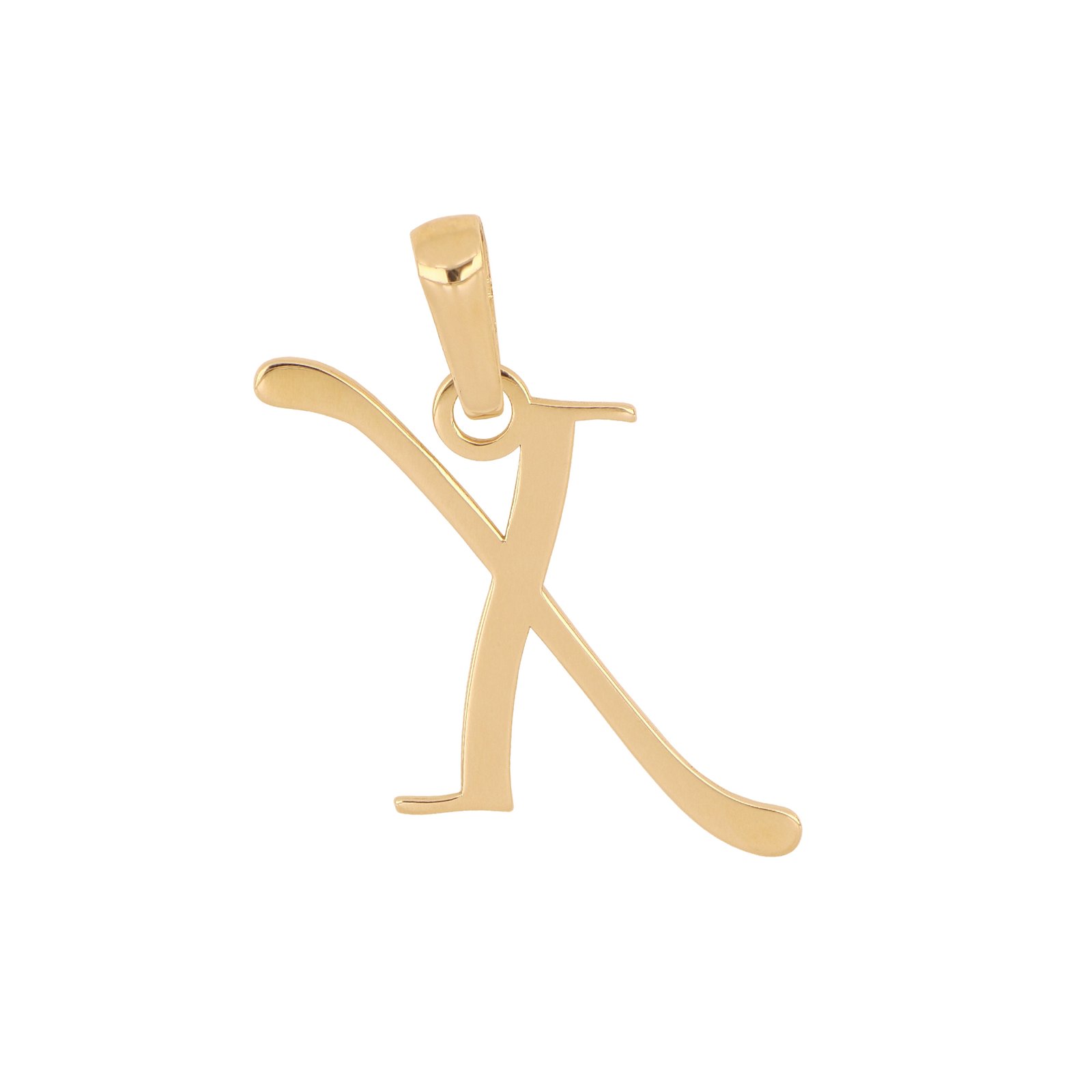 Dije letra X oro 14k | Letra x en oro - Imagen 3